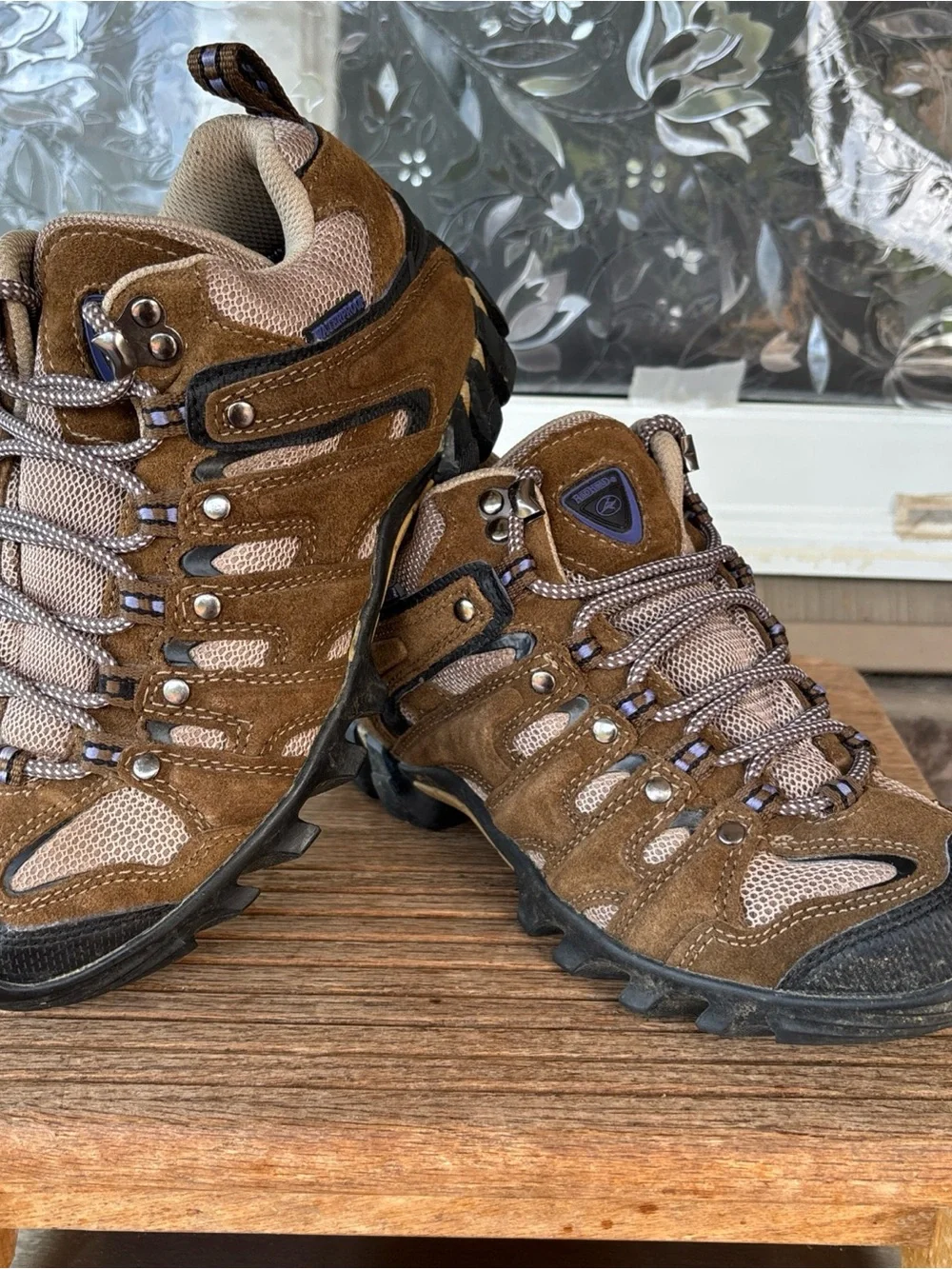 RedHead Brown Suede Kids Trail Boots